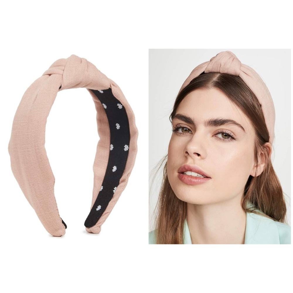 Lele Sadoughi Linen Knotted Headband
